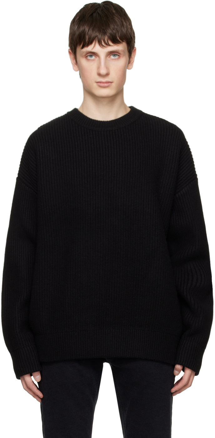 John Elliott: Black Dakota Sweater | SSENSE Canada