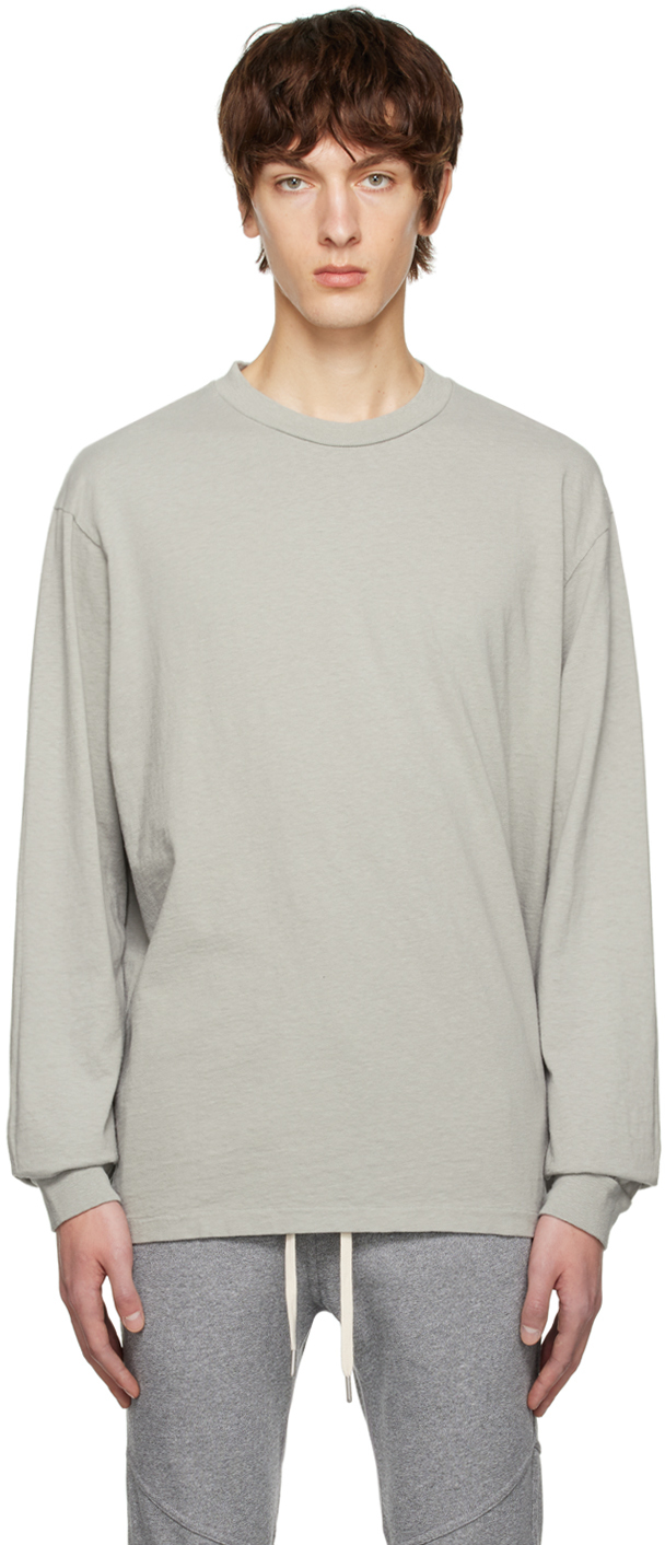 Taupe Double Long Sleeve T-Shirt Ssense Uomo Abbigliamento Top e t-shirt Top 