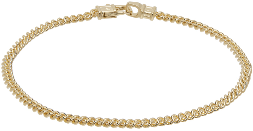 Gold Curb Chain M Bracelet