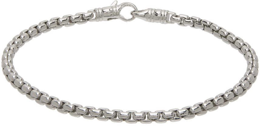 Silver Venetian M Bracelet
