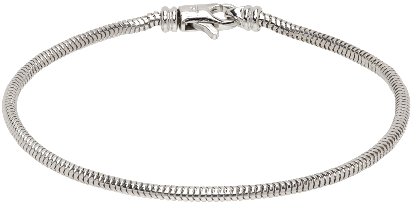 Tom Wood Silver Snake Chain Bracelet