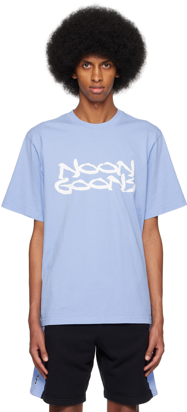 Noon Goons: SSENSE Exclusive Blue Sketchbook T-Shirt | SSENSE