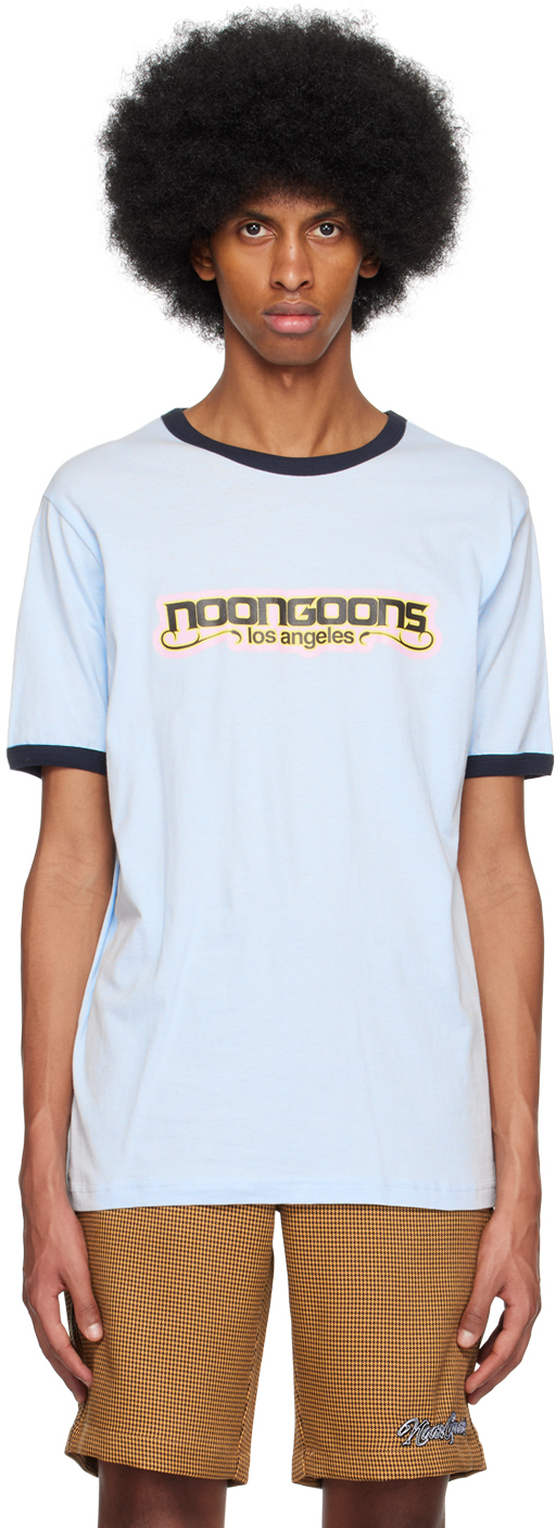 Noon Goons Blue Be Right Back T-shirt In Cash Blue