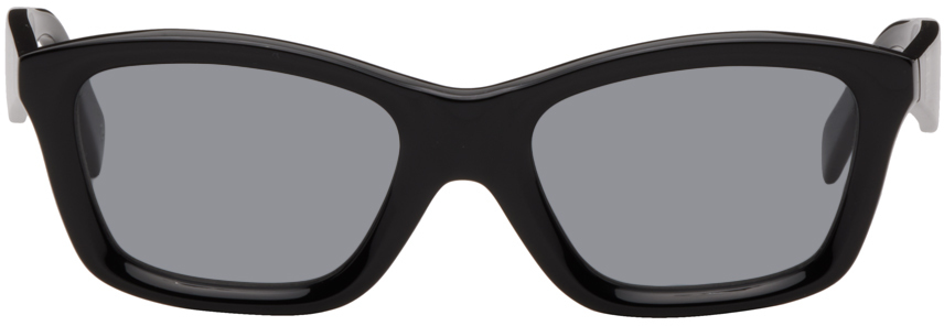 Shop Totême Black 'the Classics' Sunglasses In 200 Black