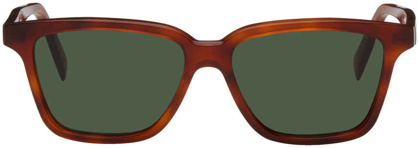 Totême Tortoiseshell 'the Squares' Sunglasses In 897 Light Havanna