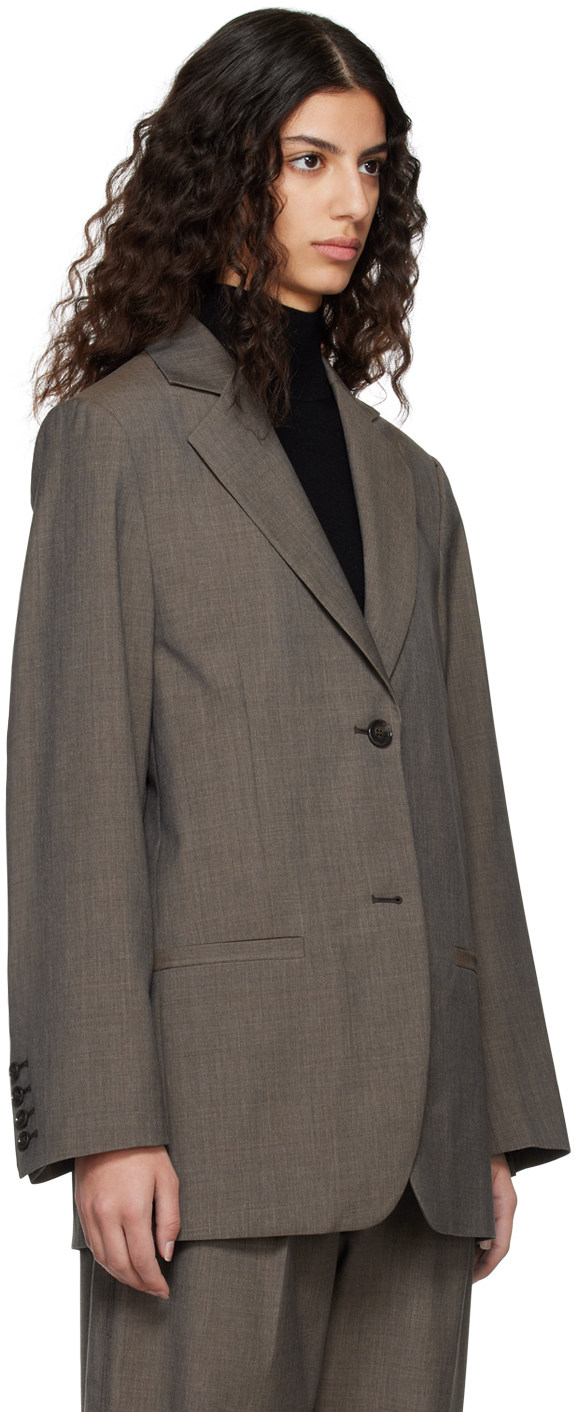 TOTÊME BROWN LONGLINE BLAZER 