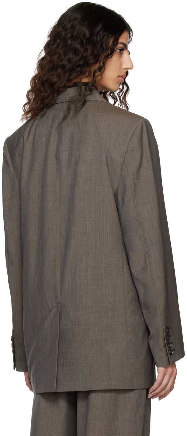 TOTÊME BROWN LONGLINE BLAZER 