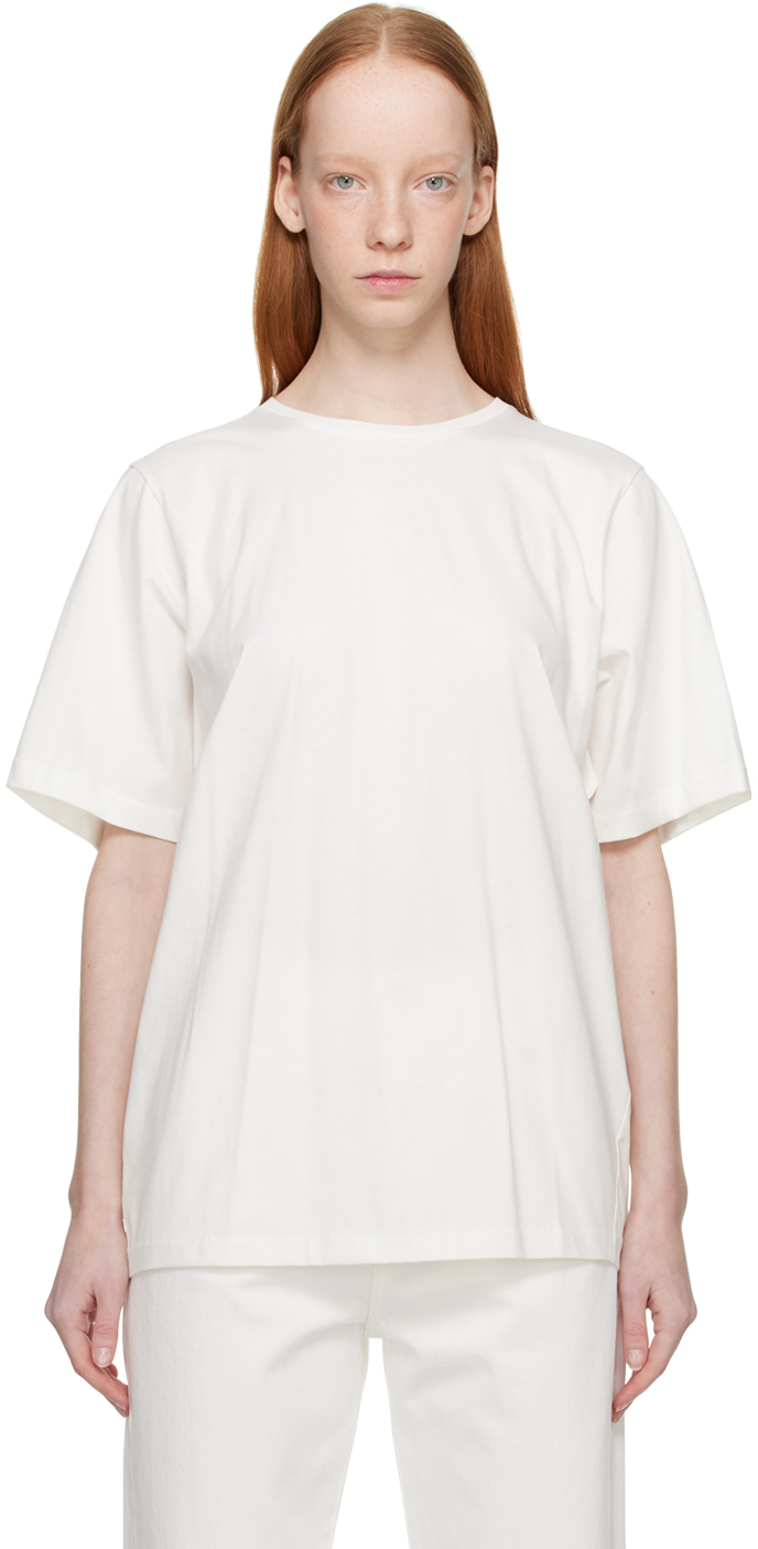 Totême: White Oversized T-Shirt | SSENSE Canada