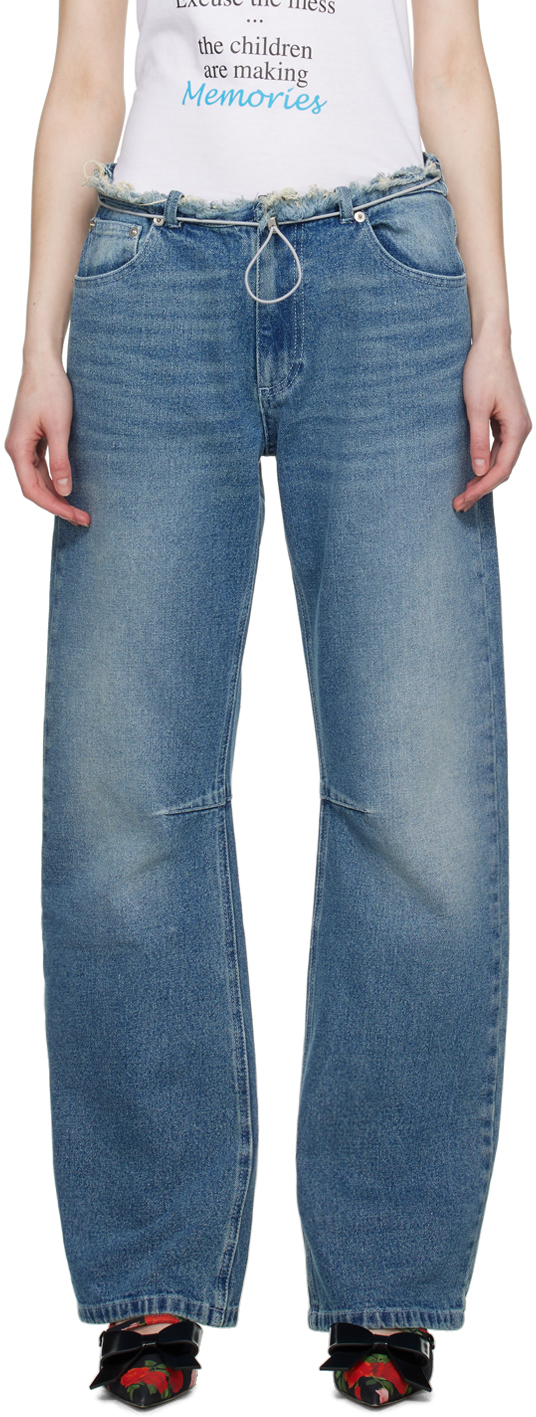 Cormio: Blue Amanda Jeans | SSENSE Canada