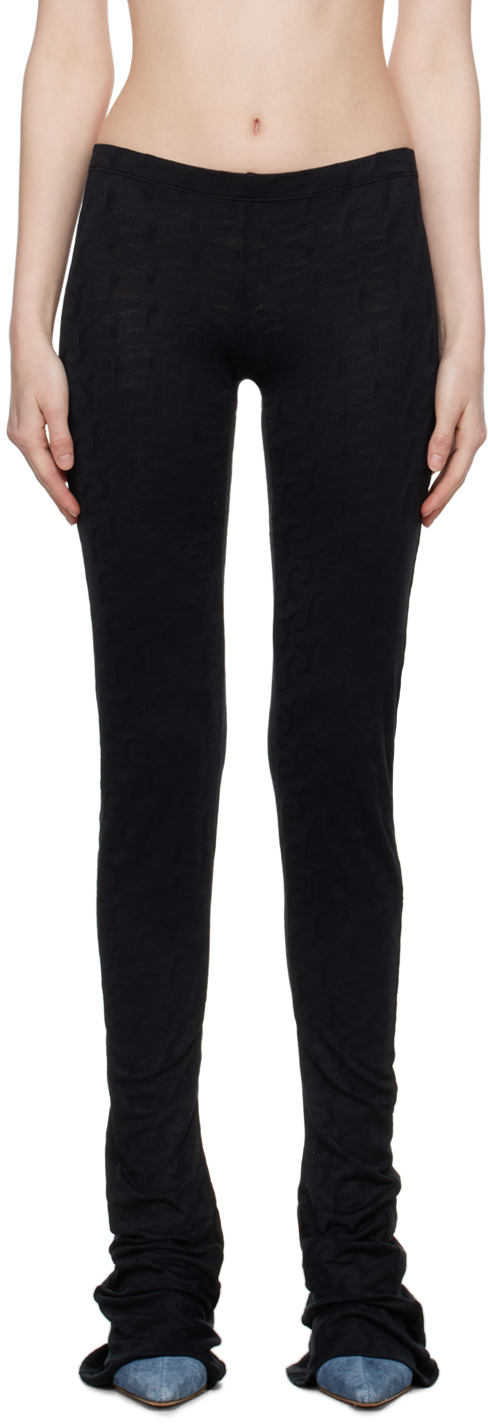 SSENSE Exclusive Black Twisted Trousers