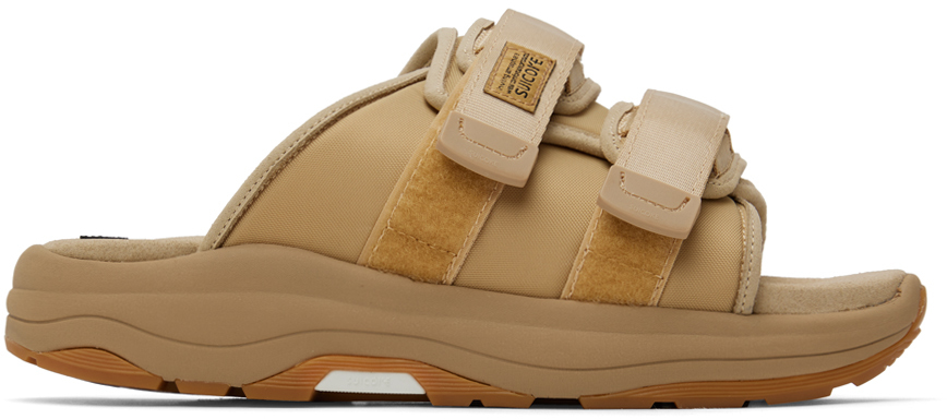 【関税込み】Suicoke オフホワイト＆ブラウン MOTO-PO サンダル セール】MOTO-PO - Ivory x Brown（サンダル）｜SUICOKE