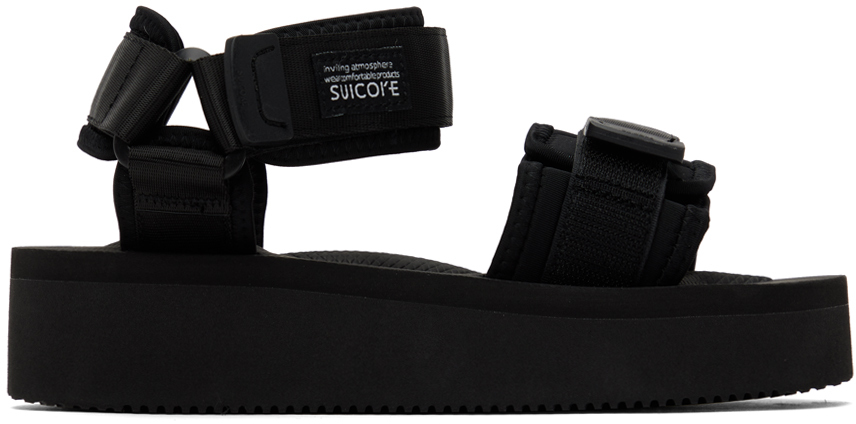 Black CEL-PO Sandals