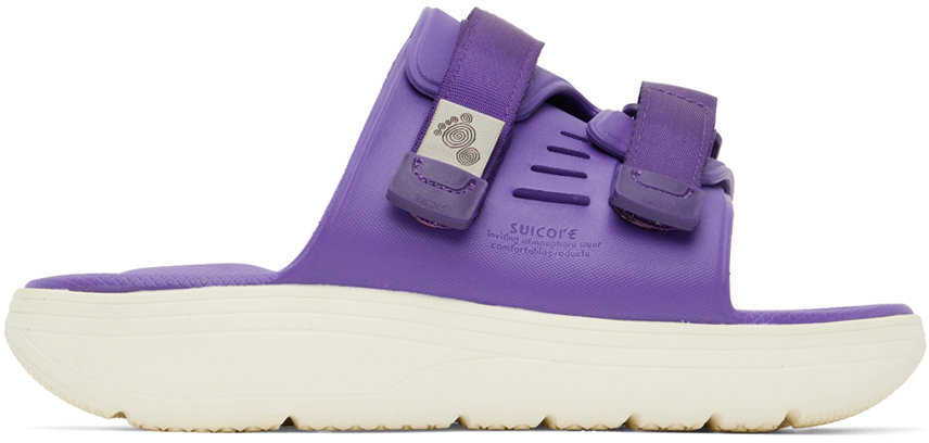 Shop Suicoke Purple Urich Sandals