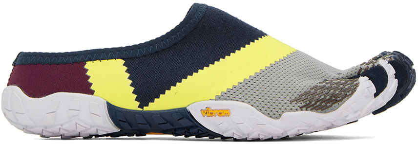 Suicoke Navy Nin-sabo Sneakers In Navy X Yellow