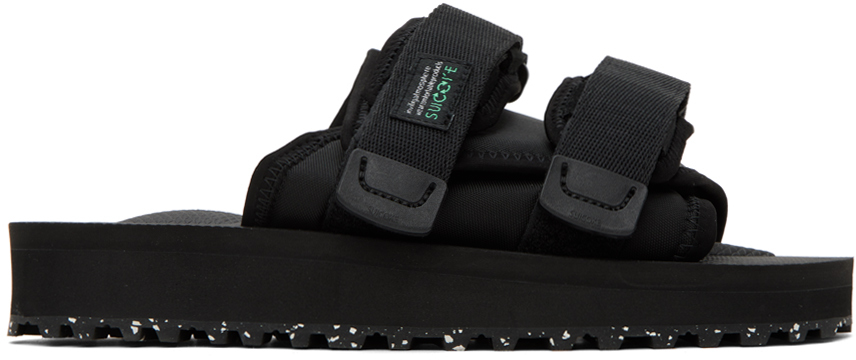 Black Moto-Cab-Eco Sandals