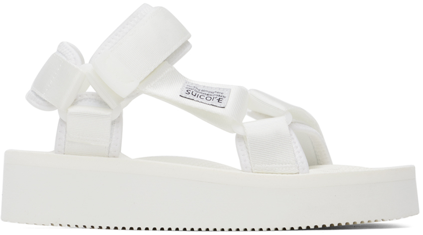 Shop Suicoke White Depa-2po Sandals