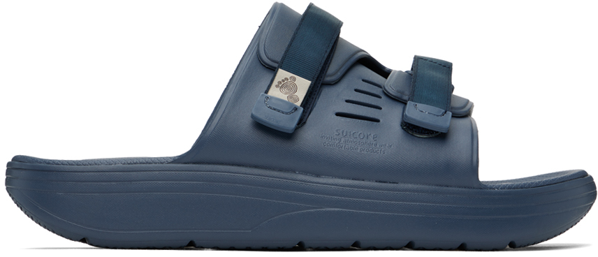Shop Suicoke Navy Urich Sandals