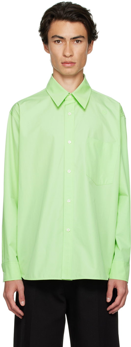 Green Embroidered Shirt