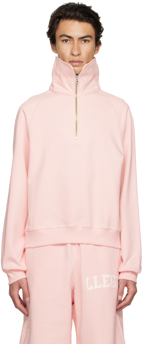 SSENSE Exclusive Pink Embroidered Sweatshirt