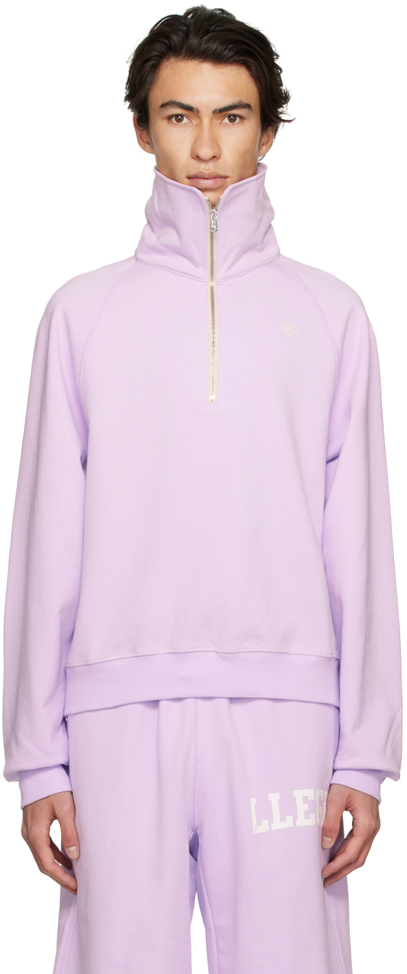 Recto Purple Oversized Shirt In Lv Lavender