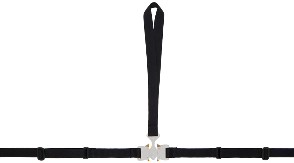 Alyx Black Tri-buckle Chest Harness In Blk0001 Black