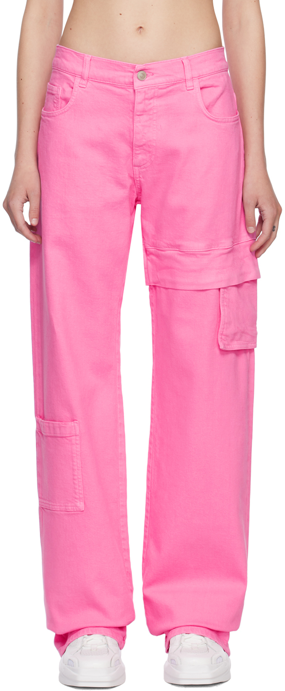 ALYX PINK OVERSIZED JEANS