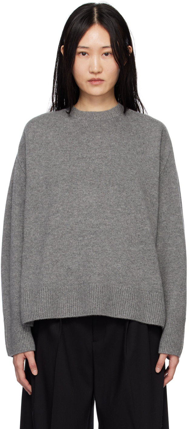 Teurn Studios: SSENSE Canada Exclusive Gray Sally Sweater | SSENSE