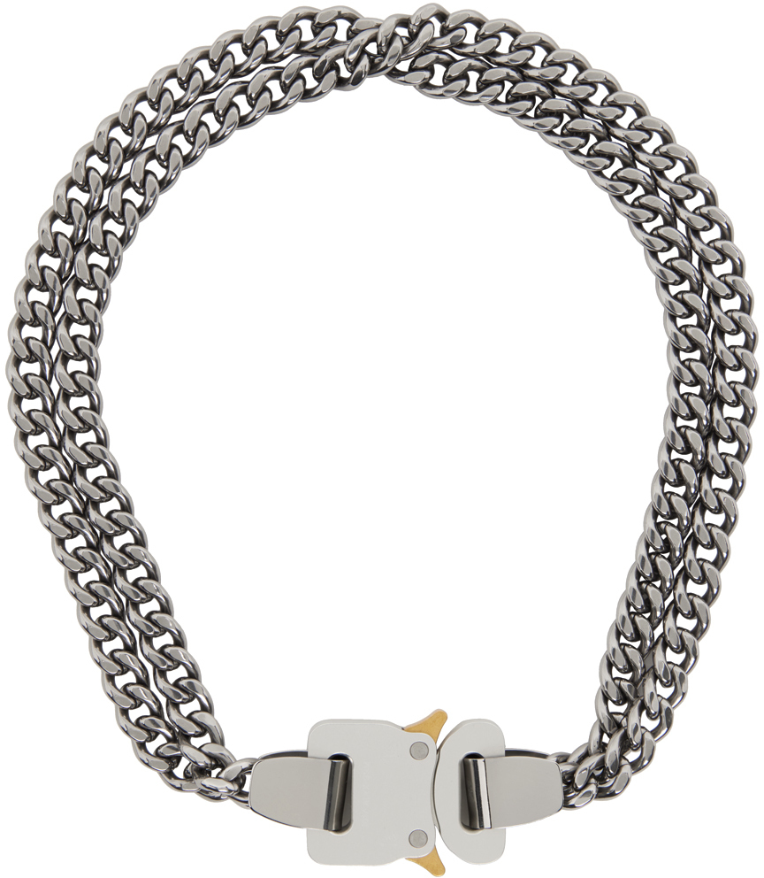 Alyx Silver 2x Chain Necklace