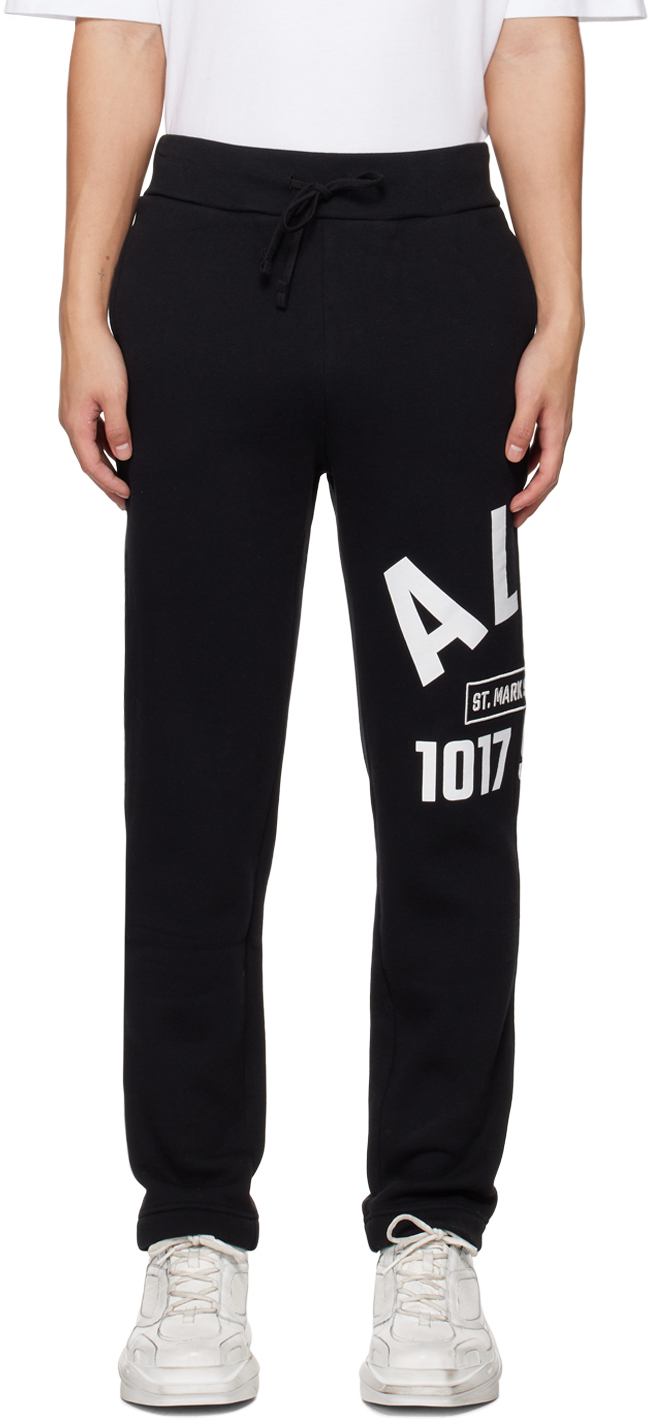 1017 ALYX 9SM: Black Arch Lounge Pants | SSENSE
