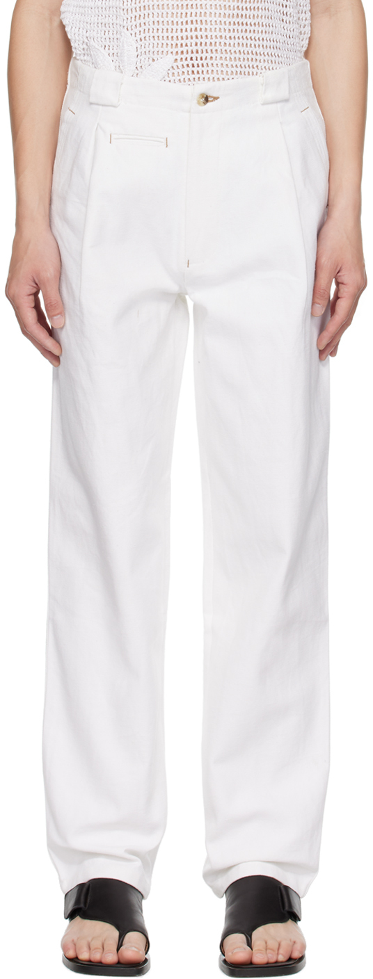 White Ricci Trousers