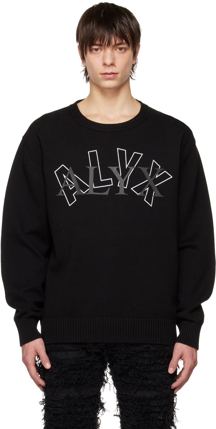 Shop Alyx Black Arch Sweater
