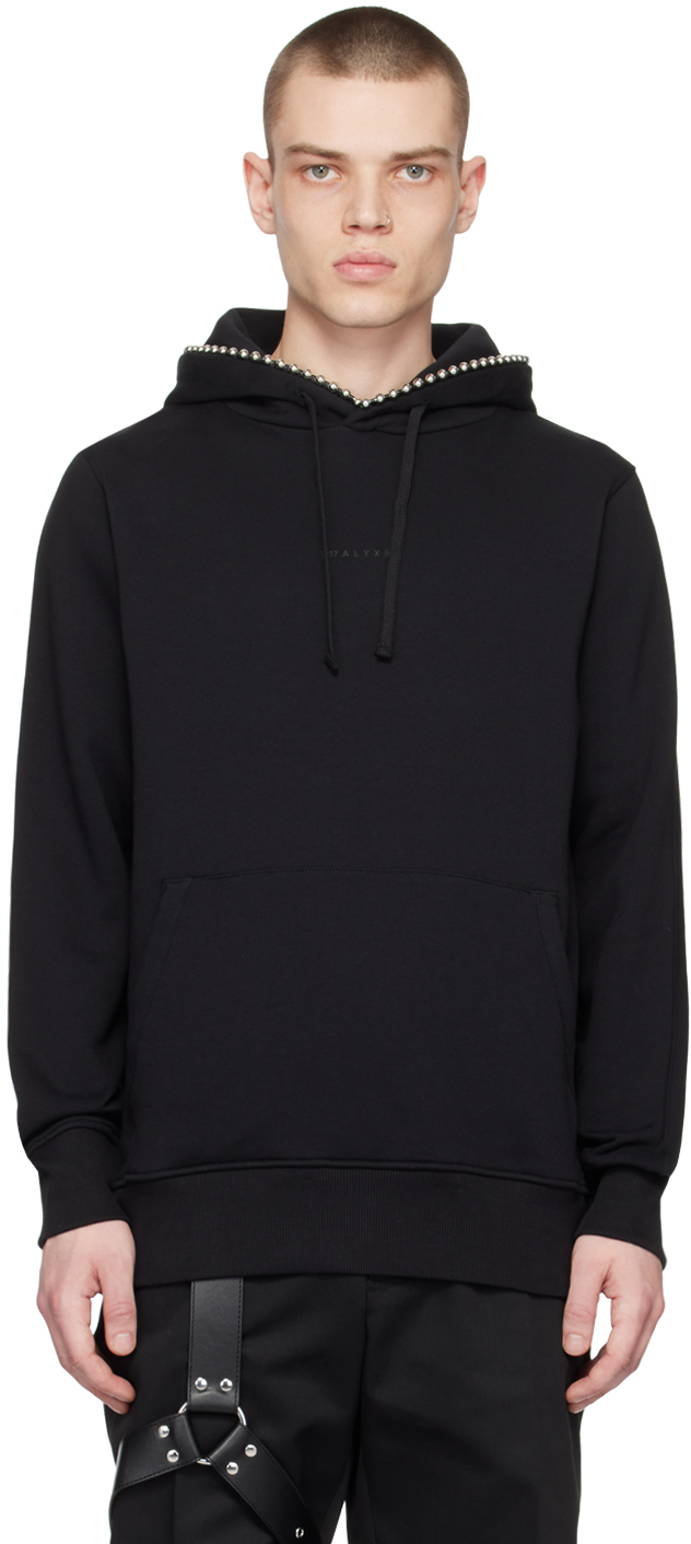 1017 ALYX 9SM: Black Ball Chain Hoodie | SSENSE