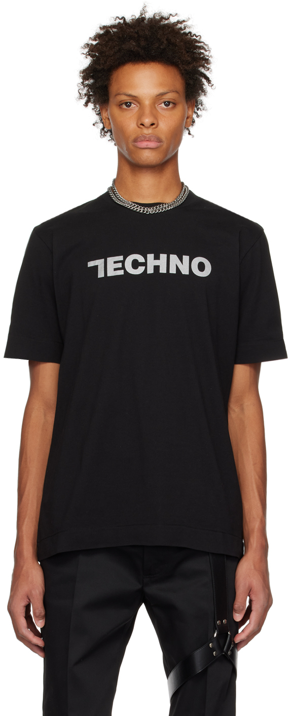 1017 ALYX 9SM Black 'Techno' T-Shirt