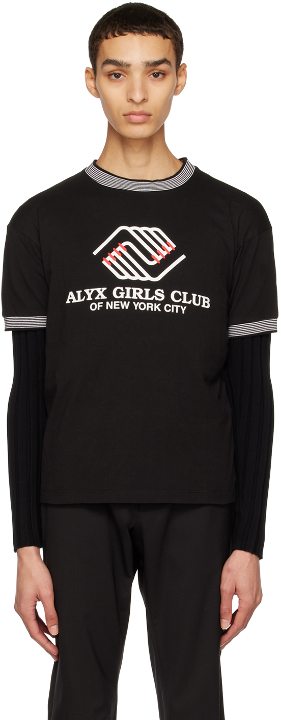 Black 'Girls Club' T-shirt