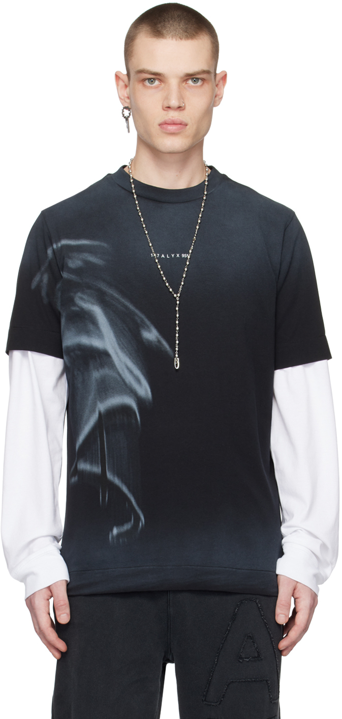 1017 ALYX 9SM: Black Smoke T-Shirt | SSENSE