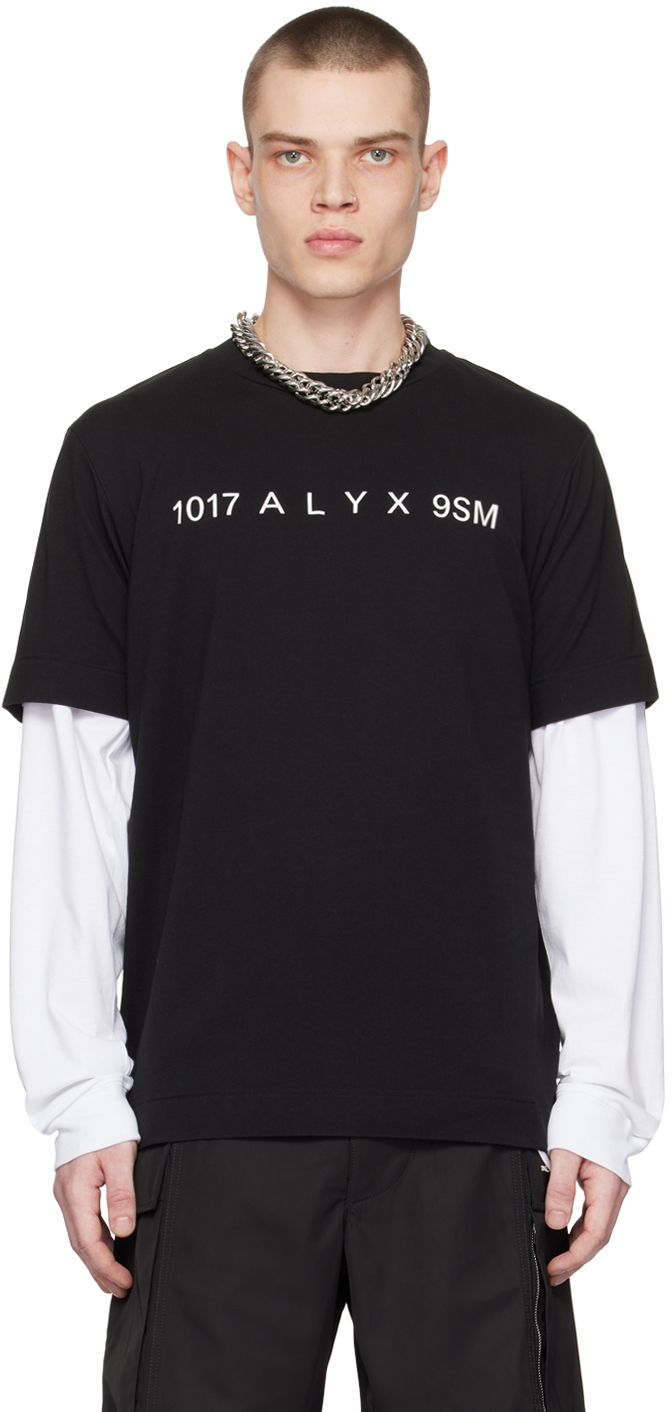 1017 ALYX 9SMのブラック ロゴプリント Tシャツがセール中