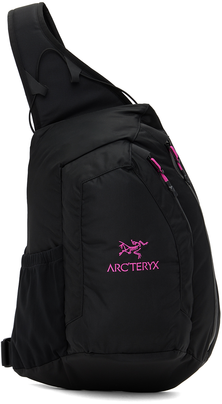 Arc'teryx System A Black Quiver Crossbody Backpack In Black/ultra Violet |  ModeSens