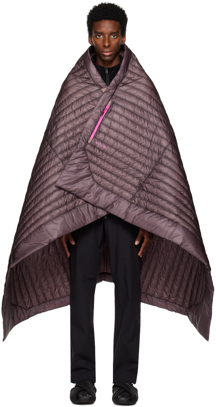 Arc'teryx System A Brown Blanket Down Cape In Figment