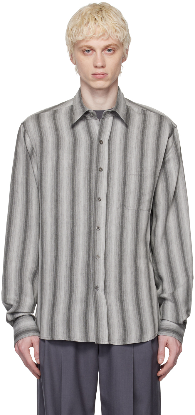 Maryam Nassir Zadeh Grey Foundation Shirt In 919 Shadow
