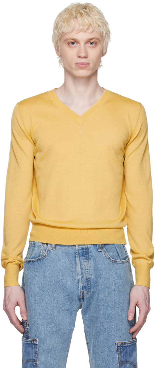 Maryam Nassir Zadeh Yellow Renato Sweater