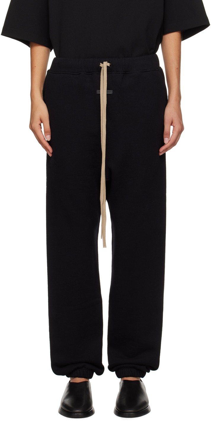 Black Relaxed Lounge Pants