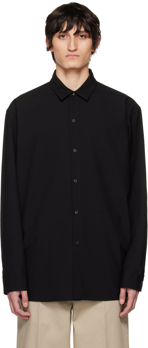 Fear of God: Black Button Shirt | SSENSE