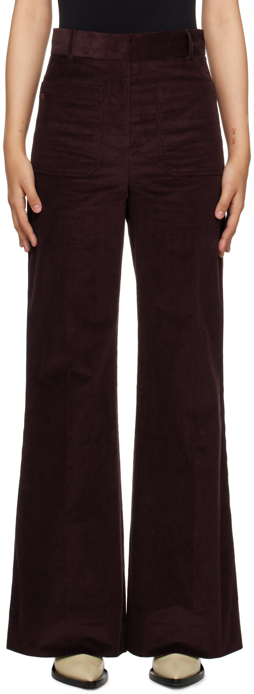 Share 71+ burgundy corduroy trousers womens - in.cdgdbentre
