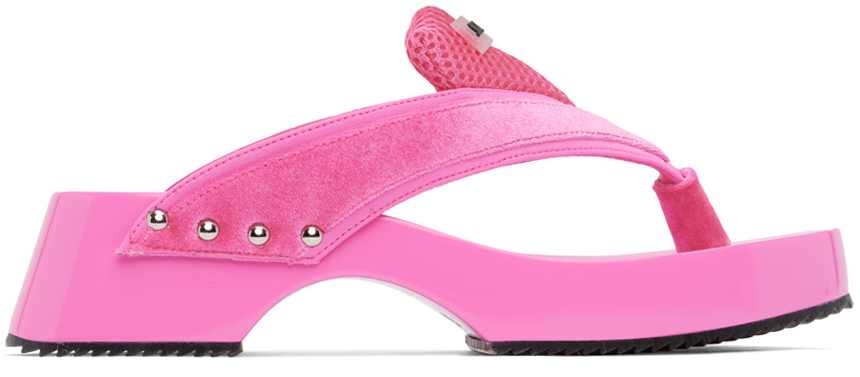 Ancuta Sarca Pink Barbie Sandals