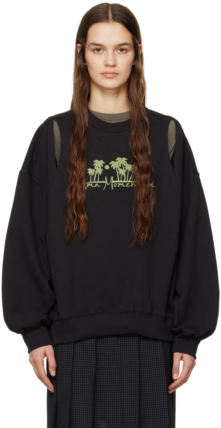Black 'Ama Momentum' Sweatshirt