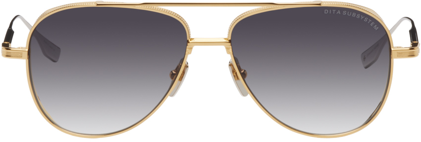 Dita Gold Subsystem Sunglasses