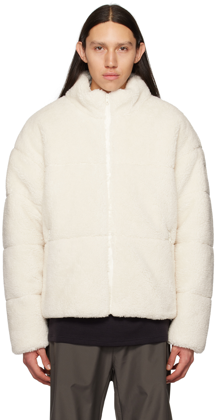 Alo Yoga® Sherpa Stage Puffer Jacket - Ivory