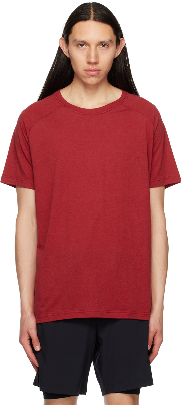 Alo: Red Triumph T-Shirt | SSENSE Canada