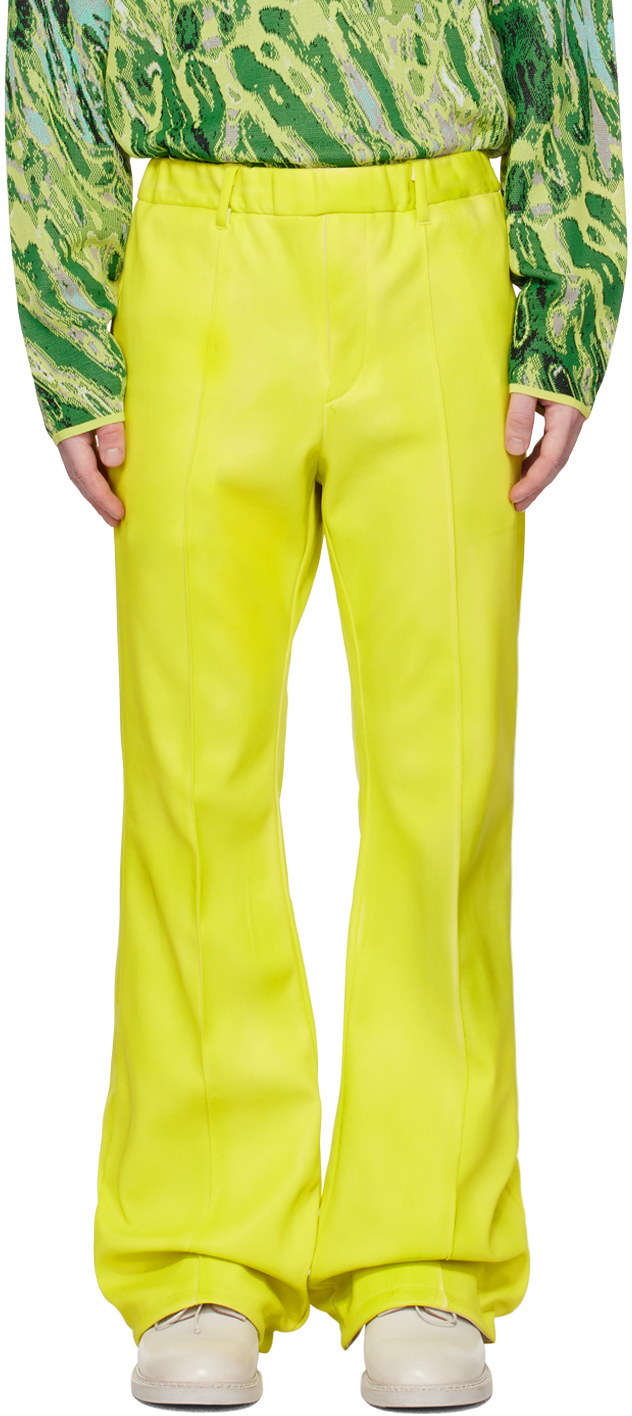 Taakk Yellow Flared Trousers