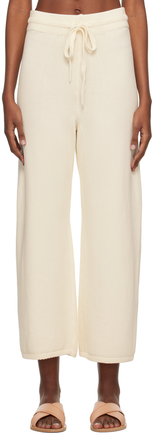 LESET Off-White May Lounge Pants